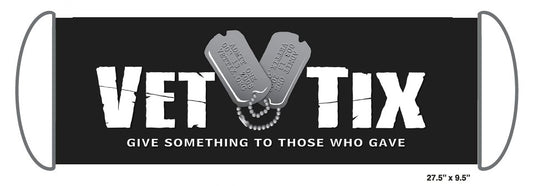 Vet Tix / 1st Tix Retractable Hand Banner