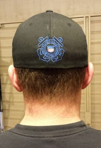 Vet Tix Cap - Black - Coast Guard (on back)