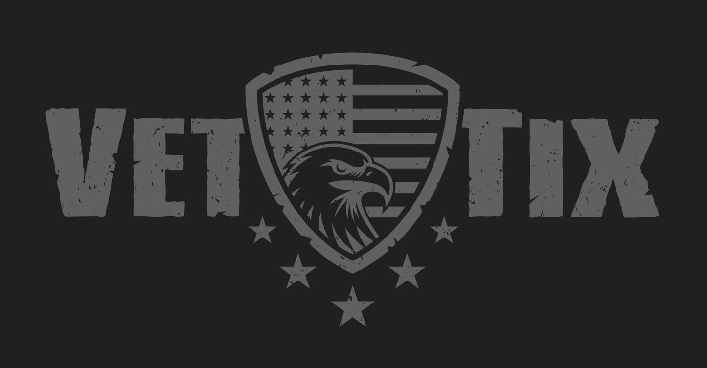 FREEDOM SHIELD - Women's - Vet Tix Short Sleeve T-Shirt - BLACK