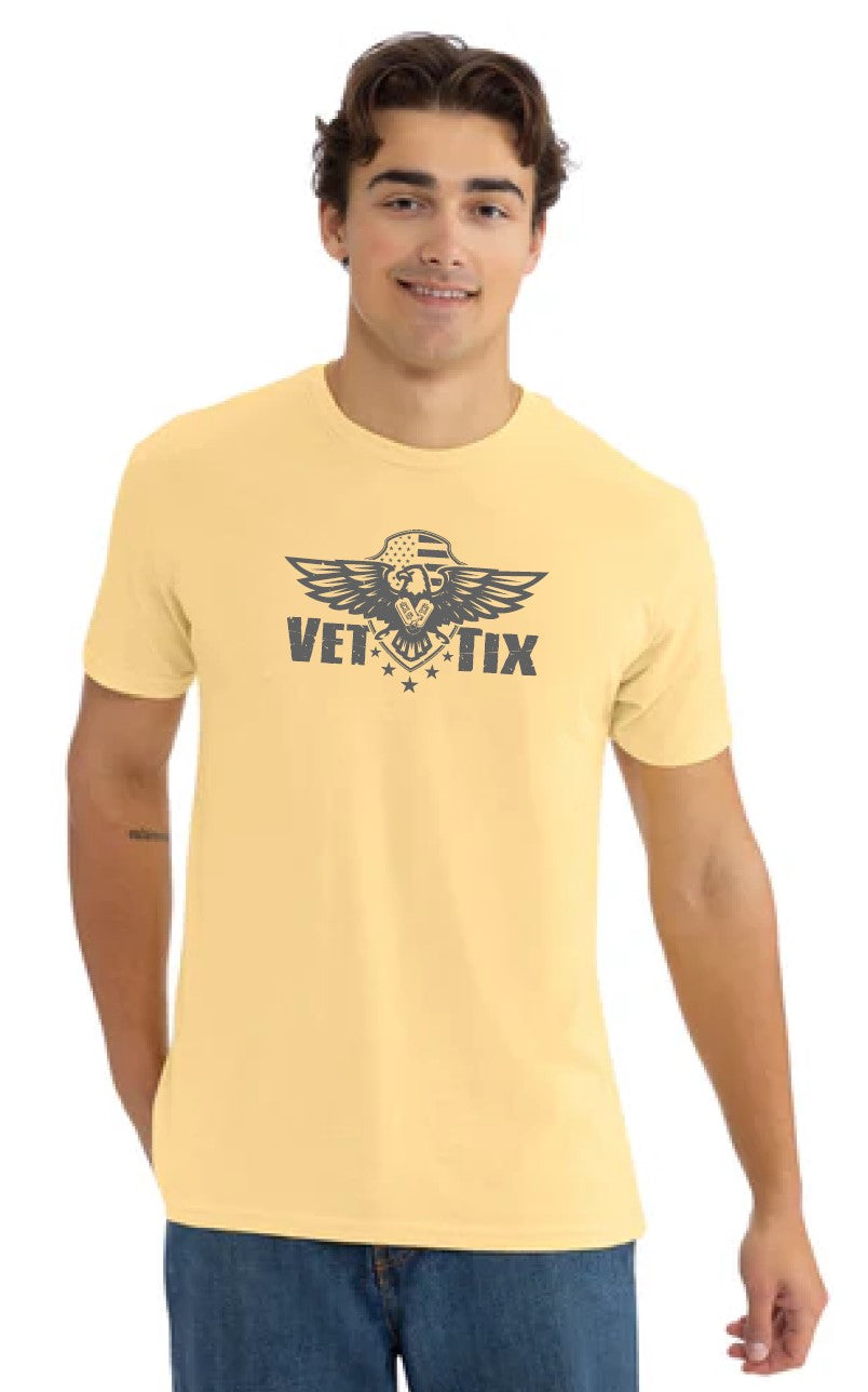 EAGLE - Vet Tix Short Sleeve T-Shirt - BANANA CREAM