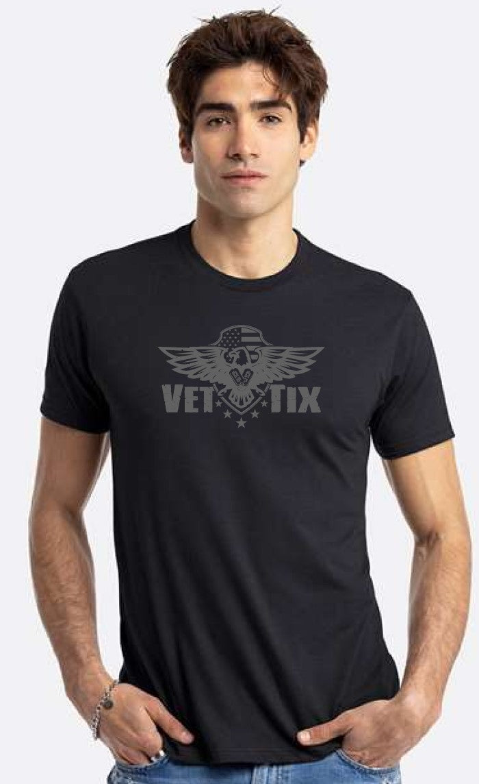 EAGLE - Vet Tix Short Sleeve T-Shirt - BLACK