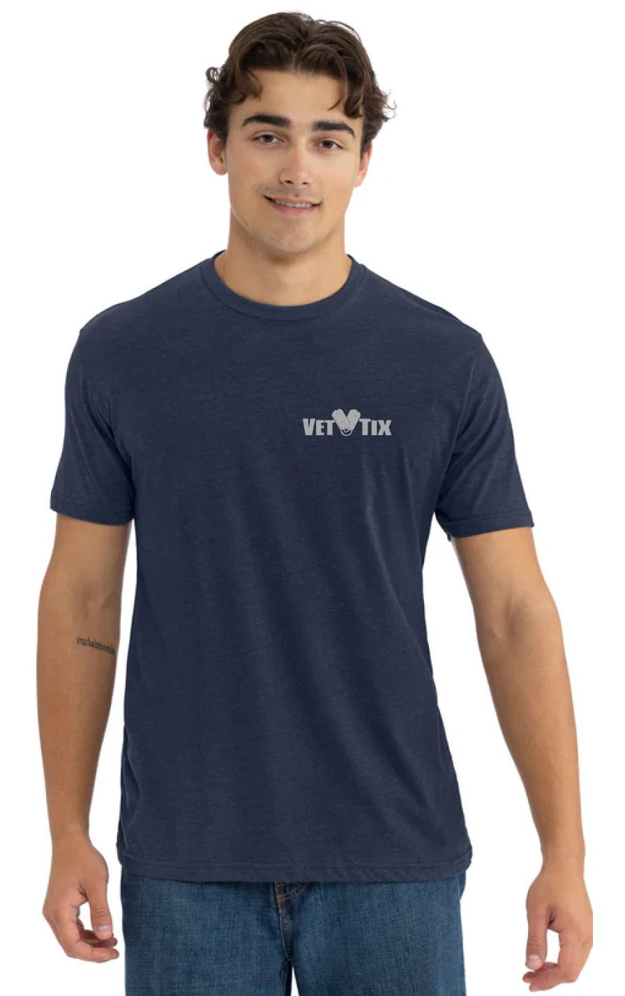 OLD GLORY - Vet Tix Short Sleeve T-Shirt - MIDNIGHT NAVY