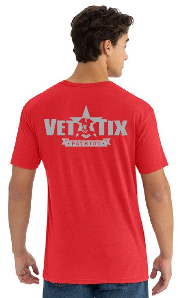 PATRIOT - Vet Tix Short Sleeve T-Shirt - RED