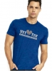 (No Branch) Vet Tix Heathered Royal Blue Short Sleeve Shirt with blank back