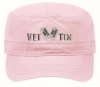 Vet Tix PINK Military Cap - Embroidered Logo