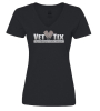 Vet Tix WOMEN'S Black V-Neck Shirt - 3 Color Logo - NO BRANCH